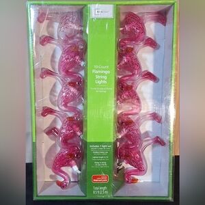 MAINSTAYS Pink Flamingo String Lights